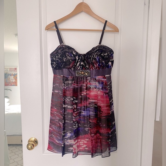 **BCBG SILK DRESS** - Picture 2 of 14